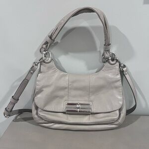 Coach Kristin Hippie + Wallet: small bag in mushroom grey with matching wallet